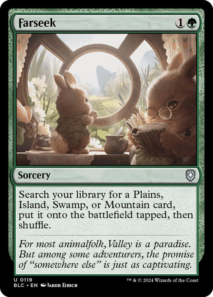 Farseek [Bloomburrow Commander] Magic: The Gathering