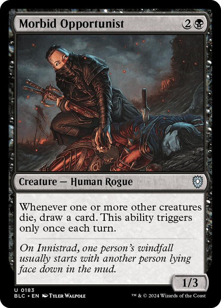 Morbid Opportunist [Bloomburrow Commander] Magic: The Gathering