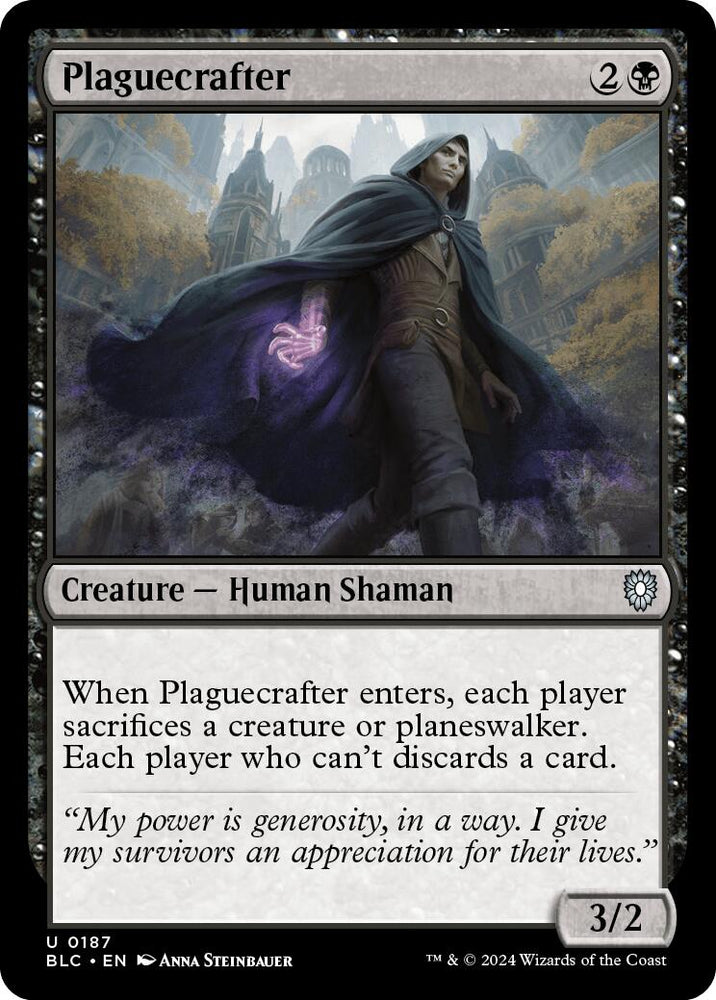 Plaguecrafter [Bloomburrow Commander] Magic: The Gathering