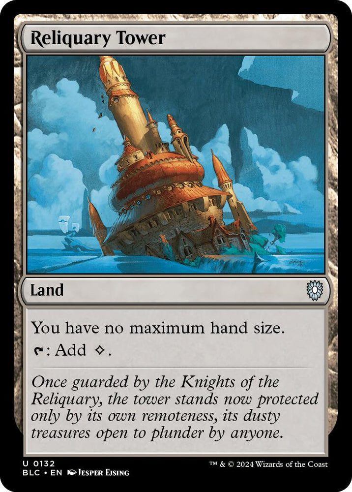 Reliquary Tower [Bloomburrow Commander] Magic: The Gathering