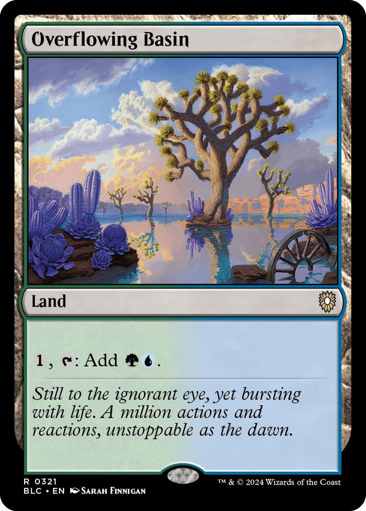 Overflowing Basin [Bloomburrow Commander] Magic: The Gathering