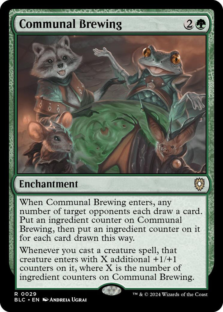 Communal Brewing [Bloomburrow Commander] Magic: The Gathering