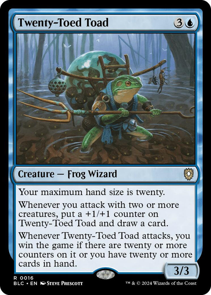 Twenty-Toed Toad [Bloomburrow Commander] Magic: The Gathering