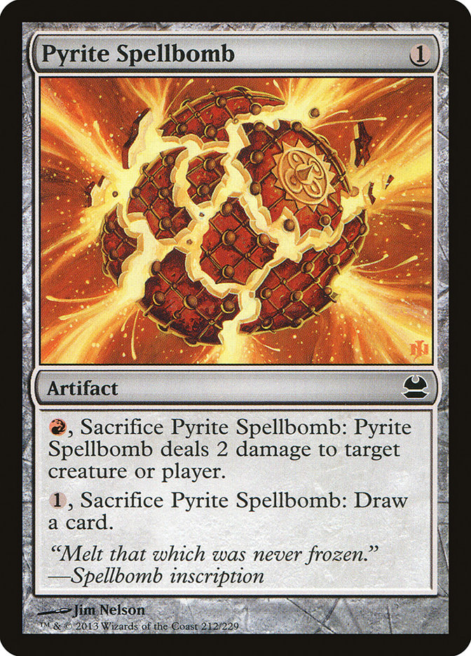 Pyrite Spellbomb [Modern Masters] Magic: The Gathering