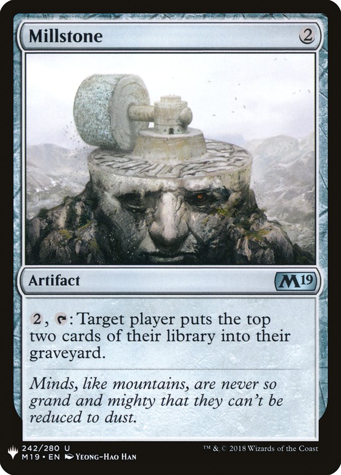 Millstone [Mystery Booster] Magic: The Gathering