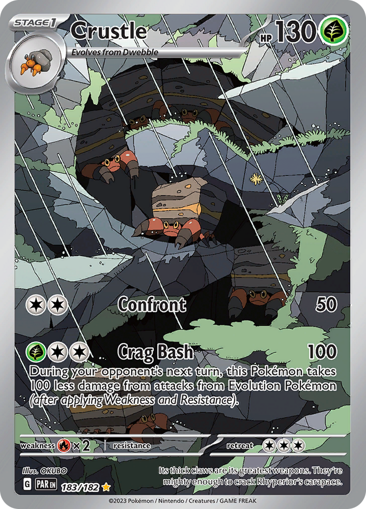 Crustle (183/182) [Scarlet & Violet: Paradox Rift] Pokémon