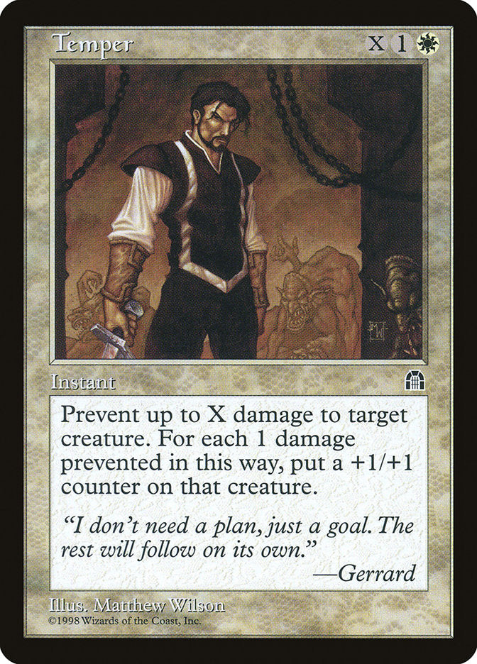 Temper [Stronghold] Magic: The Gathering