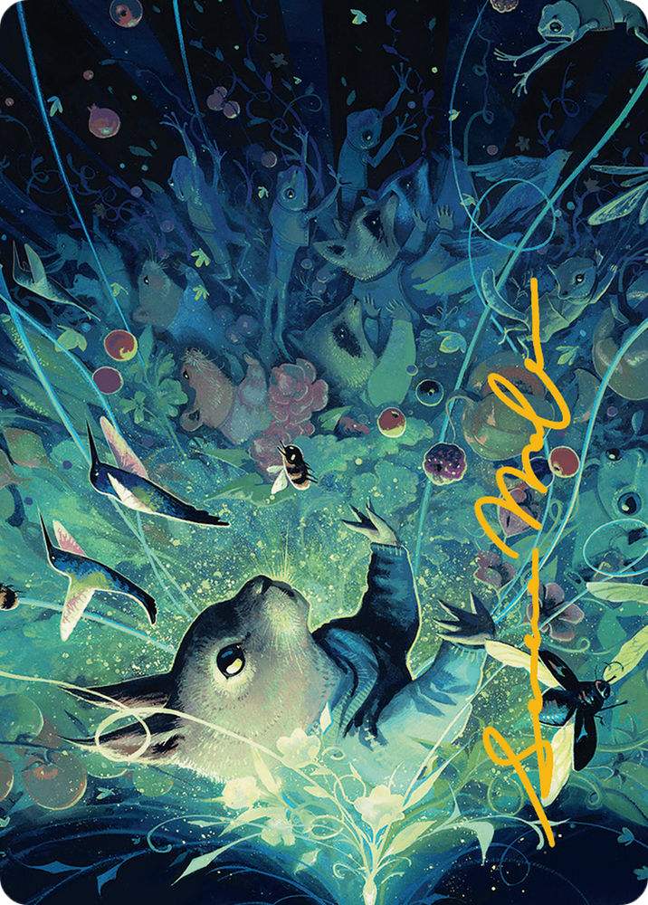 For the Common Good Art Card (22/54) (Gold-Stamped Signature) [Bloomburrow Art Series] Magic: The Gathering