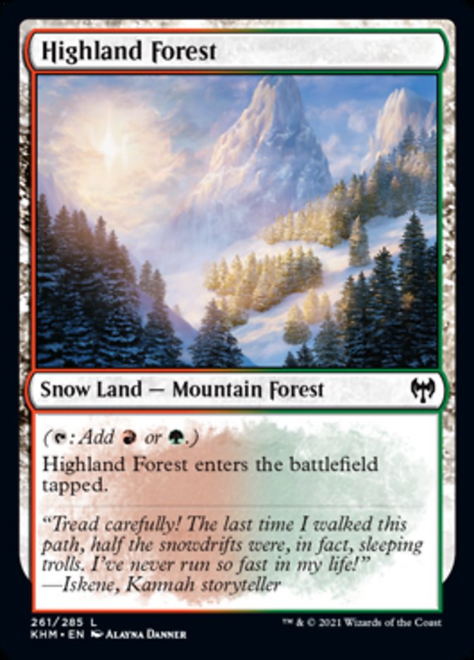 Highland Forest [Kaldheim] Magic: The Gathering