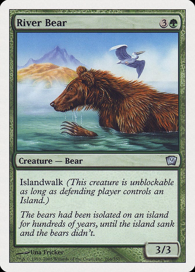River Bear [Ninth Edition] Magic: The Gathering