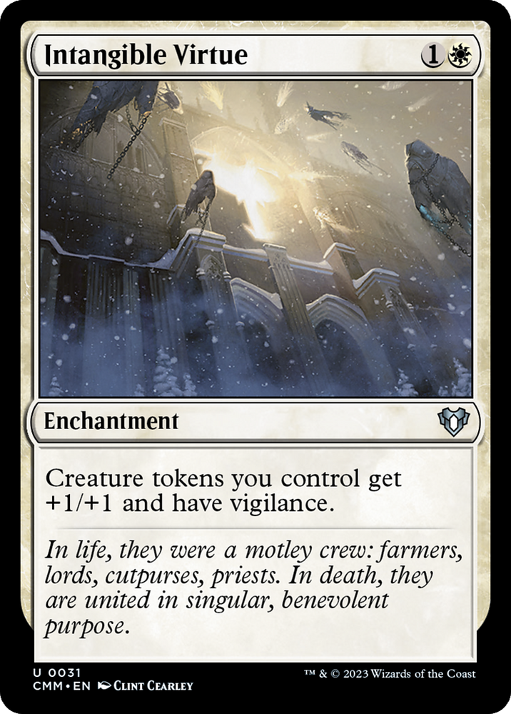 Intangible Virtue [Commander Masters] Magic: The Gathering