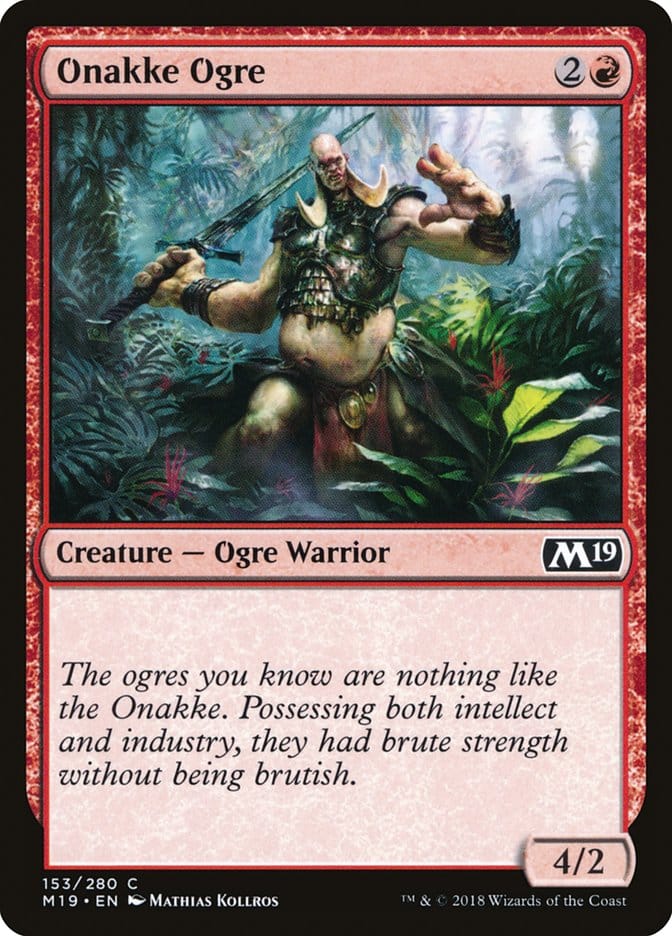 Onakke Ogre [Core Set 2019] Magic: The Gathering