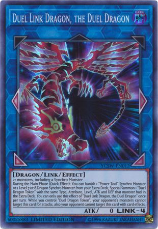 Duel Link Dragon, the Duel Dragon [YCSW-EN012] Super Rare Yu-Gi-Oh!