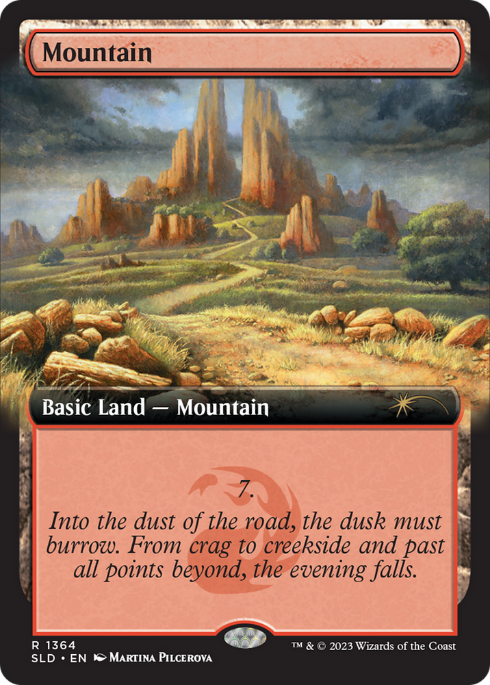 Mountain (1364) [Secret Lair Drop Series] Magic: The Gathering