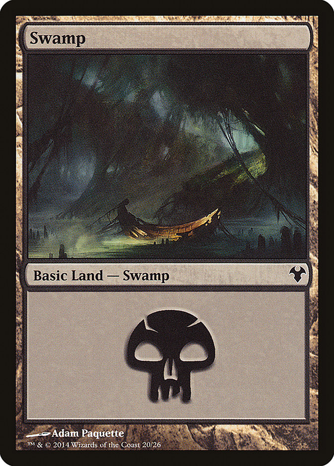 Swamp (20) [Modern Event Deck 2014] Magic: The Gathering
