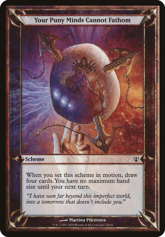 Your Puny Minds Cannot Fathom (Schemes) [Archenemy Schemes] Magic: The Gathering
