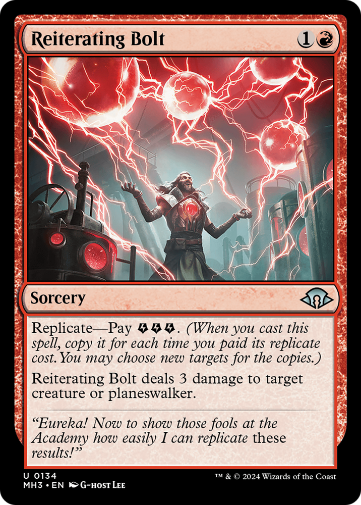 Reiterating Bolt [Modern Horizons 3] Magic: The Gathering