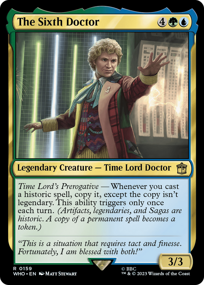 The Sixth Doctor [Doctor Who] Magic: The Gathering