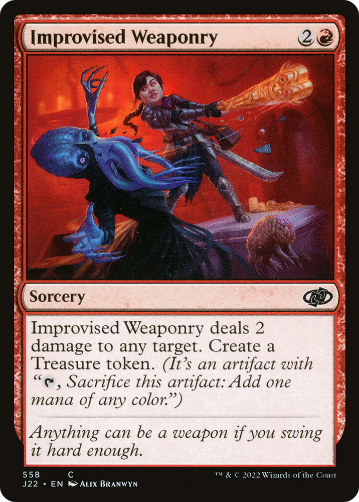 Improvised Weaponry [Jumpstart 2022] Magic: The Gathering