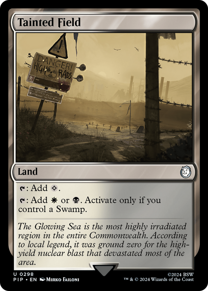Tainted Field [Fallout] Magic: The Gathering