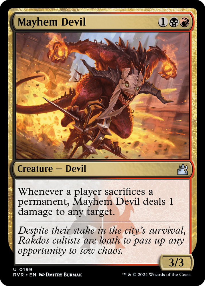 Mayhem Devil [Ravnica Remastered] Magic: The Gathering