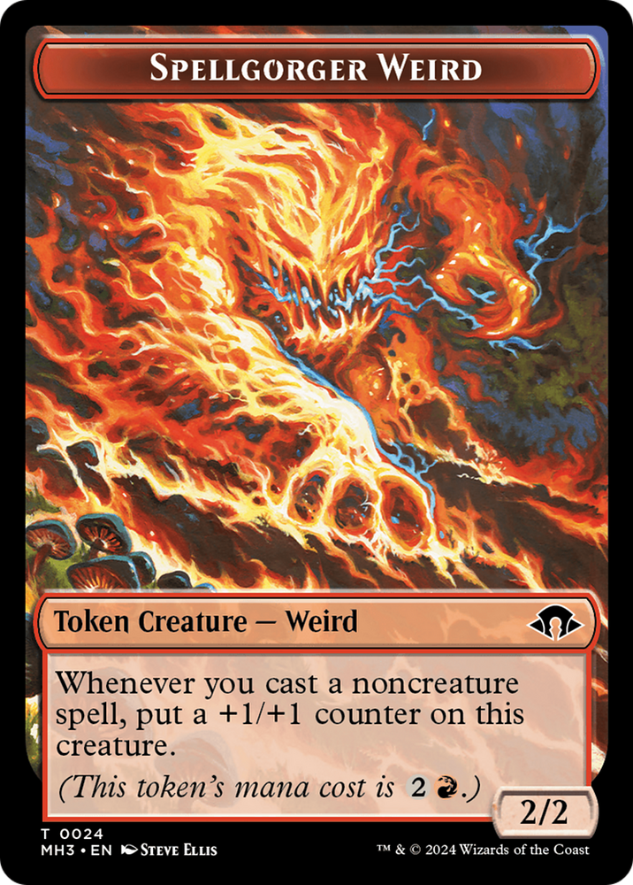 Spellgorger Weird Token [Modern Horizons 3 Tokens] Magic: The Gathering