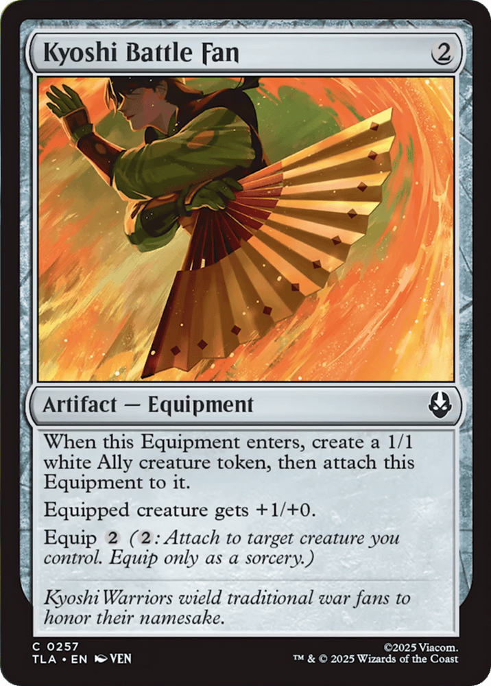 Kyoshi Battle Fan [Avatar: The Last Airbender]