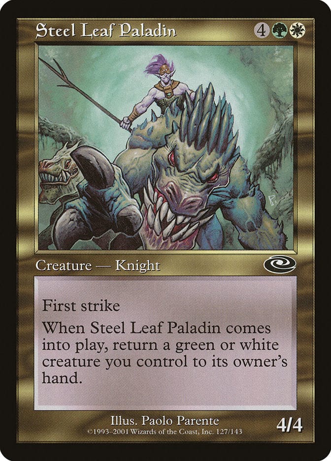 Steel Leaf Paladin [Planeshift] Magic: The Gathering