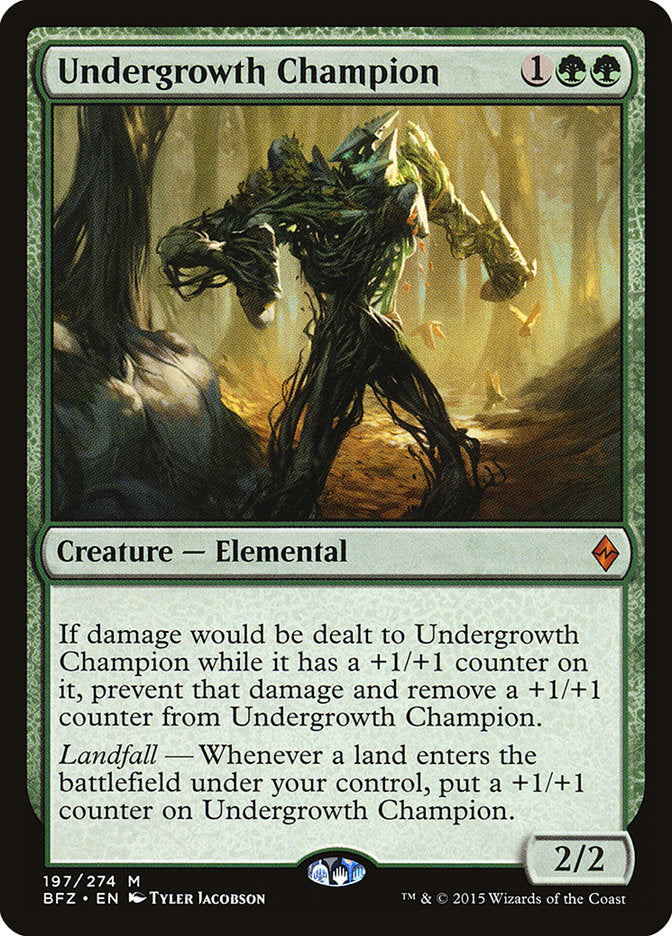 Undergrowth Champion [Battle for Zendikar] Magic: The Gathering