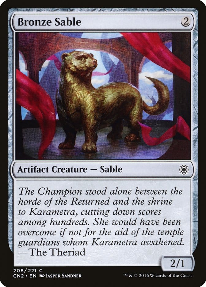 Bronze Sable [Conspiracy: Take the Crown] Magic: The Gathering