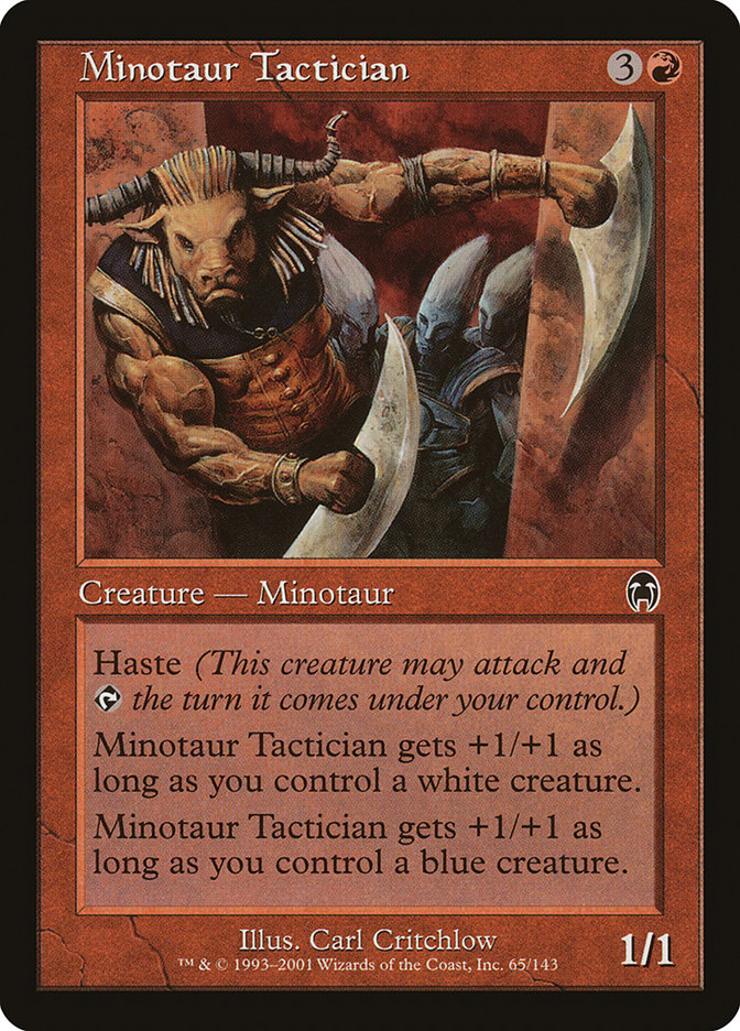 Minotaur Tactician [Apocalypse] Magic: The Gathering