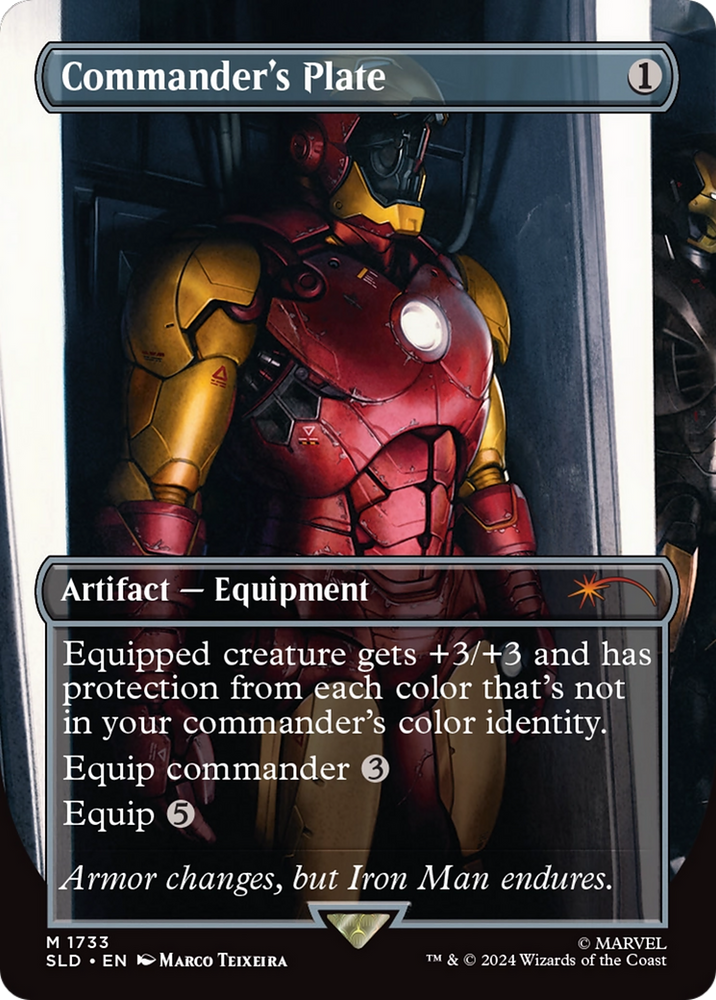 Commander's Plate (1733) [Secret Lair Drop Series] Magic: The Gathering
