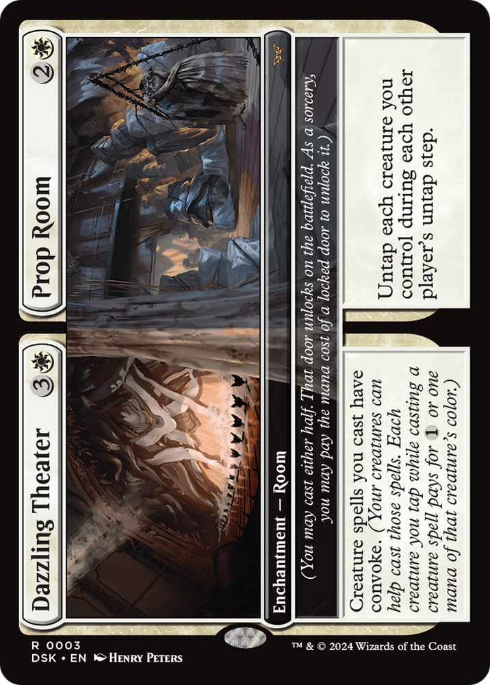 Dazzling Theater // Prop Room [Duskmourn: House of Horror] Magic: The Gathering
