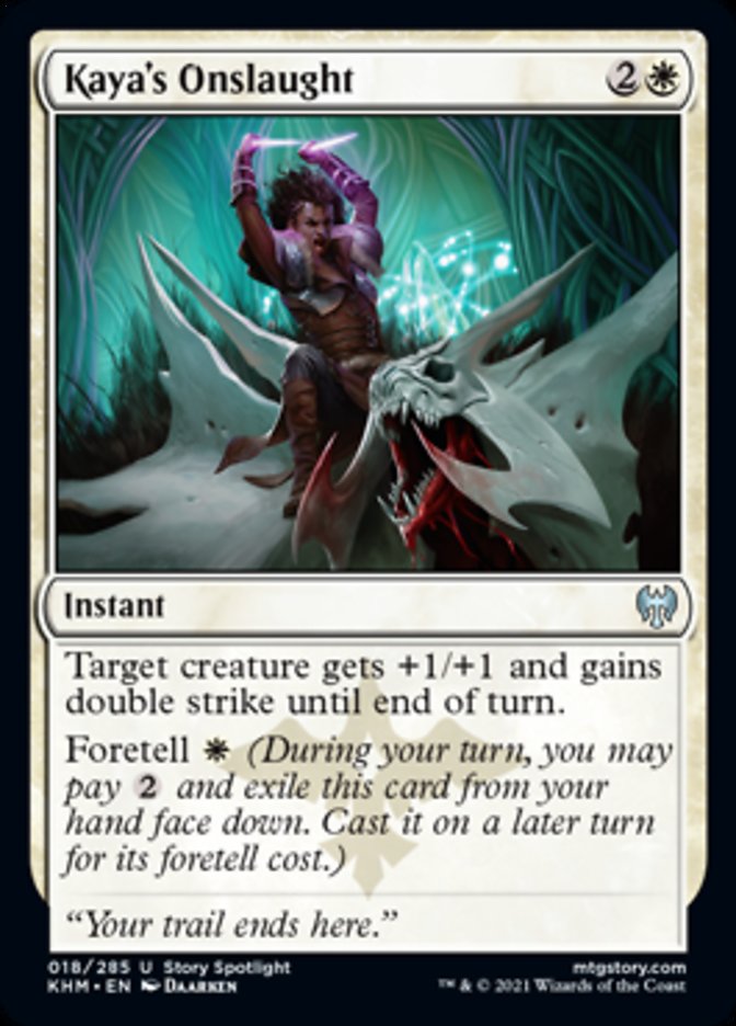 Kaya's Onslaught [Kaldheim] Magic: The Gathering