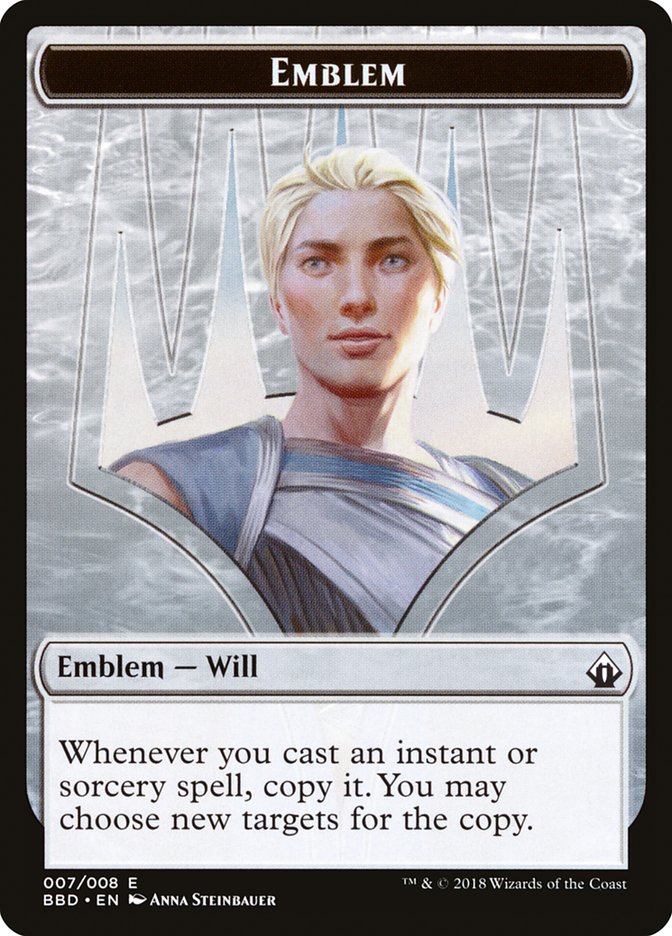 Will Kenrith Emblem [Battlebond Tokens] Magic: The Gathering