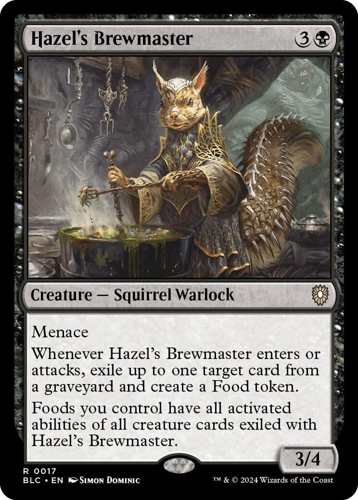 Hazel's Brewmaster [Bloomburrow Commander] Magic: The Gathering