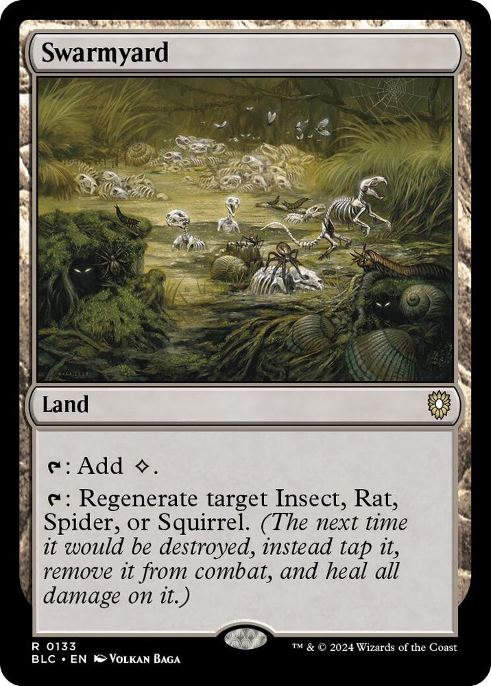 Swarmyard [Bloomburrow Commander] Magic: The Gathering