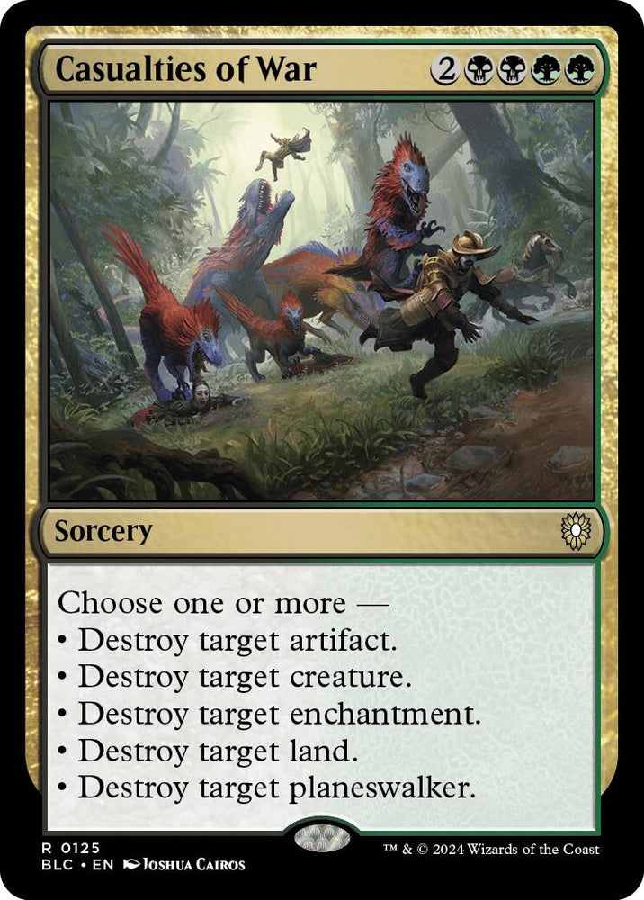 Casualties of War [Bloomburrow Commander] Magic: The Gathering
