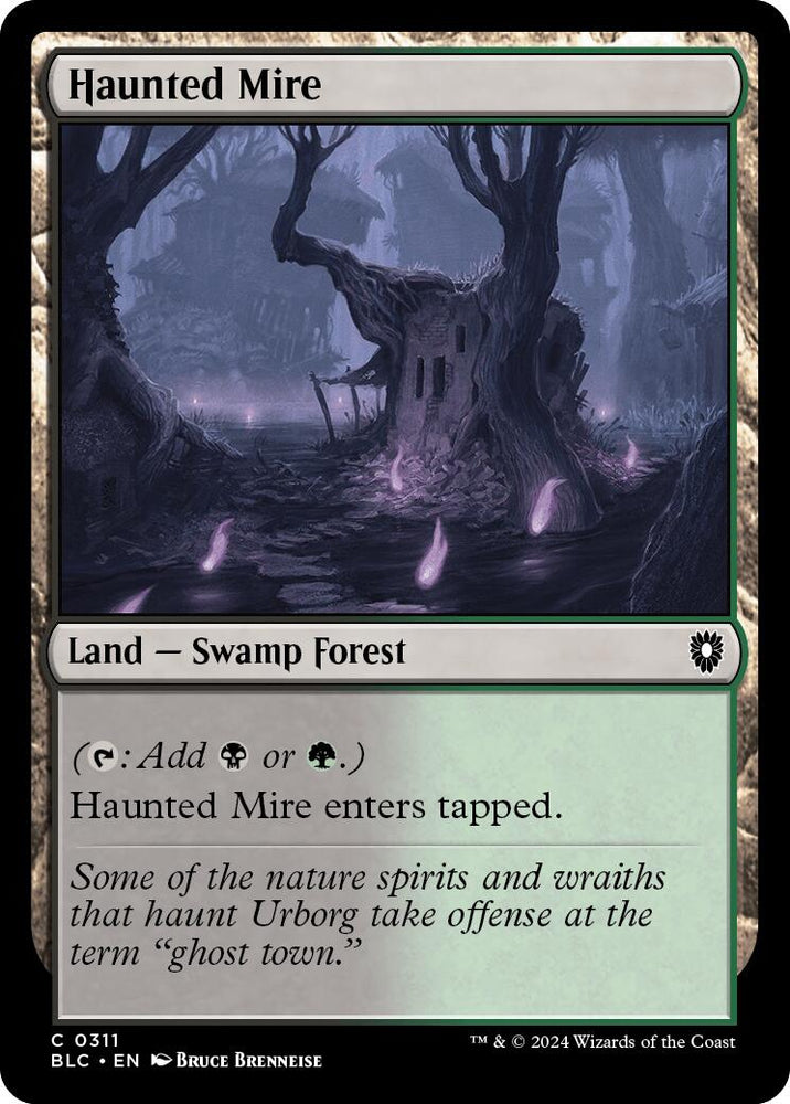 Haunted Mire [Bloomburrow Commander] Magic: The Gathering