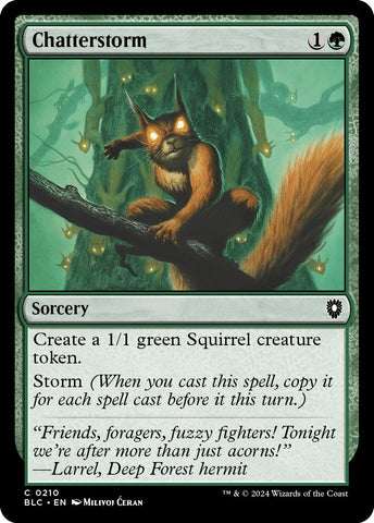 Chatterstorm [Bloomburrow Commander] Magic: The Gathering