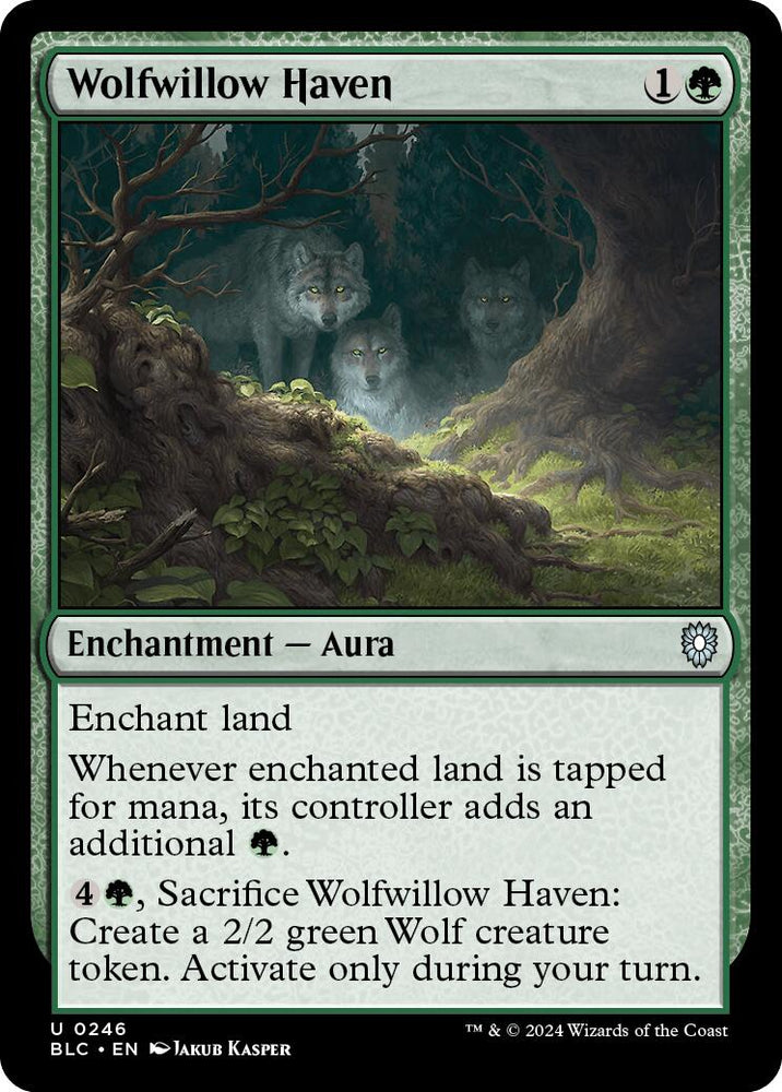 Wolfwillow Haven [Bloomburrow Commander] Magic: The Gathering
