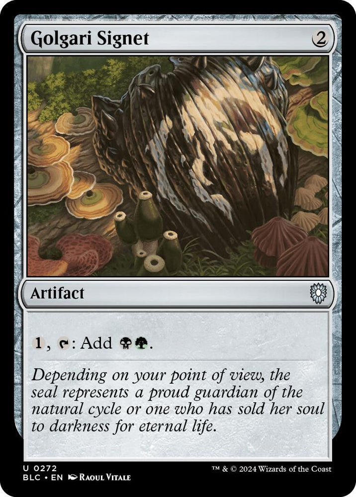 Golgari Signet [Bloomburrow Commander] Magic: The Gathering