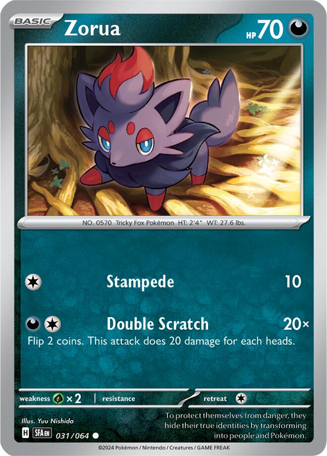 Zorua (031/064) [Scarlet & Violet: Shrouded Fable] Pokémon