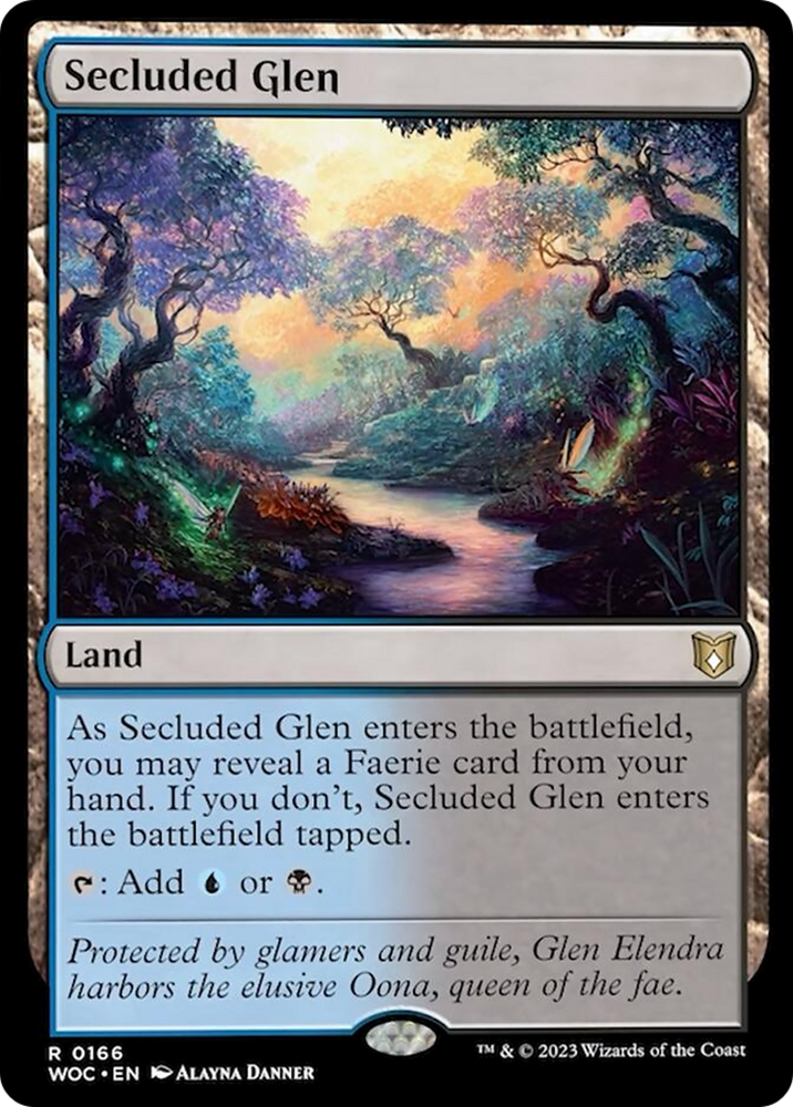 Secluded Glen [Wilds of Eldraine Commander] Magic: The Gathering