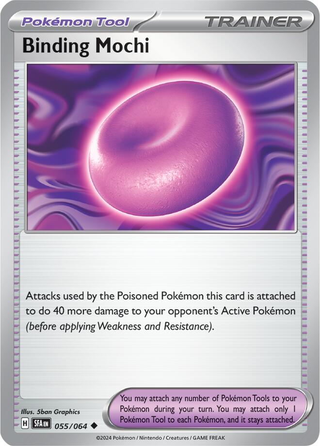 Binding Mochi (055/064) [Scarlet & Violet: Shrouded Fable] - Pokemon Cards For Your TCG Needs! Pokémon