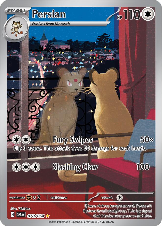 Persian (078/064) [Scarlet & Violet: Shrouded Fable] Pokémon