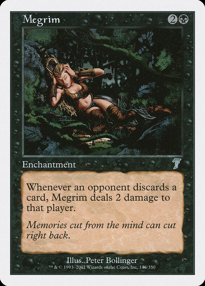 Megrim [Seventh Edition] Magic: The Gathering