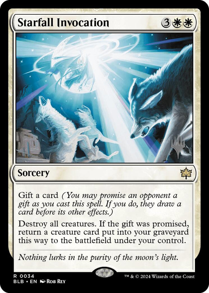 Starfall Invocation (Promo Pack) [Bloomburrow Promos] Magic: The Gathering