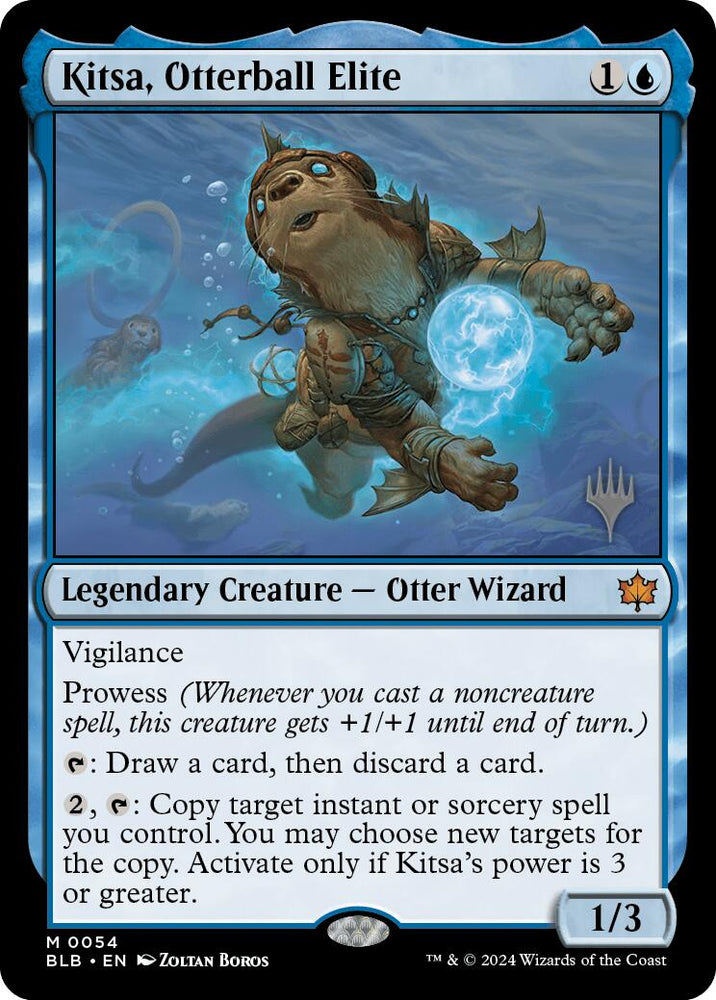 Kitsa, Otterball Elite (Promo Pack) [Bloomburrow Promos] Magic: The Gathering