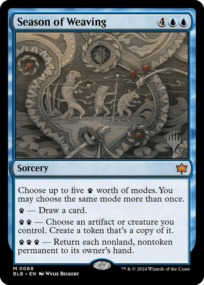 Season of Weaving (Promo Pack) [Bloomburrow Promos] Magic: The Gathering